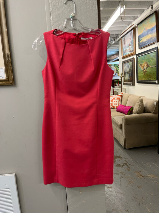 Size 4P Red Tahari Dress