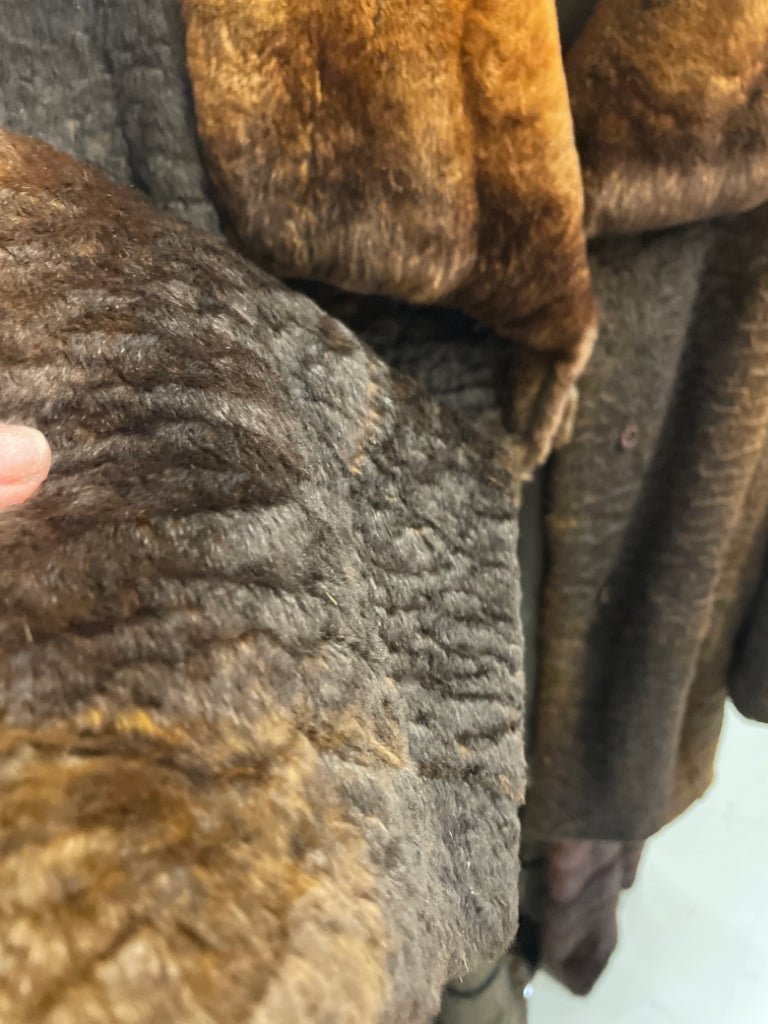 Size One Size Brown Fur - Divine Consign Furniture
