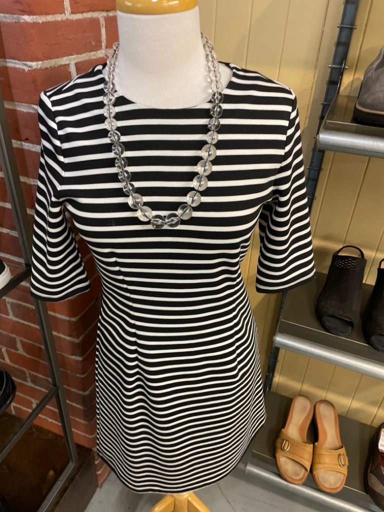 Size S black stripe Dress - Divine Consign Furniture